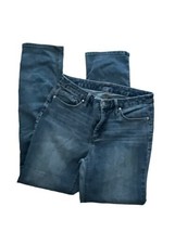Chico&#39;s Womens Jeans So Lifting Slim Leg Medium Wash Blue Stretch 0.5 (Sz 6) - £11.48 GBP