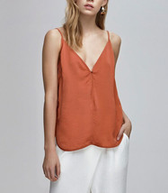 Finders Keepers Womens Top Marco Relaxed Saffron Sleeveless Orange Size S - £28.64 GBP