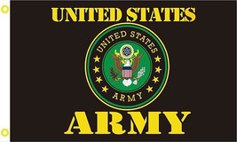 Army Seal Black Flag - 3x5 Ft - $19.99