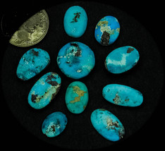 26.0 cwt. Vintage Persian Picture Turquoise Cabochons Lot of 10 - £64.25 GBP