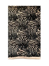 TWIN SET by Simona Barbieri Blanket Lingerie Soft Luxury Zebra Size 47&quot; X 59&quot; - £66.34 GBP