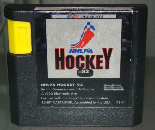 Primary image for SEGA GENESIS - ESPN PRESENTS NHLPA HOCKEY 93 (Game Only)