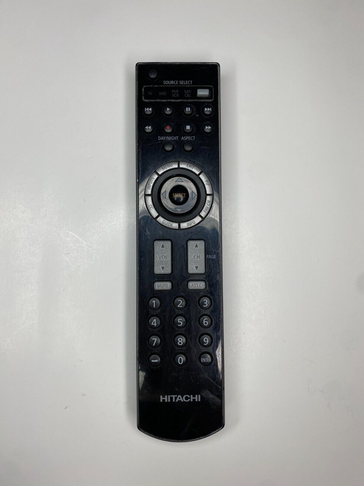 Hitachi UR77EC4303-4 Remote Control, Black - TV DVD VCR PVR SAT Cable  			
