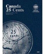 Canadian 25 Cents No. 3, 1953-1989, Whitman Coin Folder - $9.49