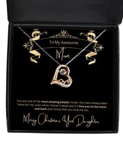 Mom Mommy Mother Mum Stepmom Christmas Xmas Gifts- Enthralling Heart Necklace wi - £39.65 GBP