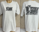 Border Collie Dog Love Gray Large T-Shirt - $11.64