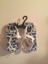Whale sandals Size 5 6 toddler small white blue shoes new boys  - £9.55 GBP