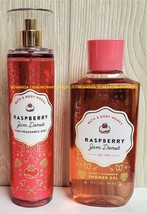 Bath And Body Works Raspberry Jam Donut Fragrance Mist Shower Gel New - £31.17 GBP