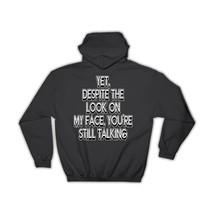 Bad Mood Humor Sign : Gift Hoodie For Best Friend Coworker Funny Quote Wall Post - £28.43 GBP