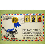 KLIBAN CAT FOLIO Vintage 1980 STICKERS Stationery POSTCARD STAMP Momcat ... - $64.99