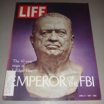 Life Magazine April 9, 1971 - J. Edgar Hoover, Lt. William Calley, Dange... - $12.25