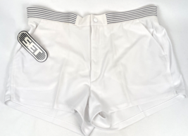 Vintage Men&#39;s Tennis Shorts Size 36 SET 1970s Polyester Stretchy White H... - $33.00