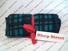 Sleep Street Green/Black Plaid Pajama Pants Kids 10/12 - $9.84