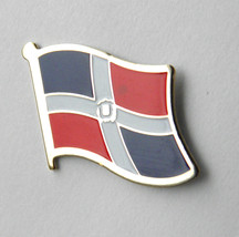 DOMINICAN REPUBLIC INTERNATIONAL COUNTRY SINGLE FLAG LAPEL PIN BADGE 3/4... - £4.42 GBP