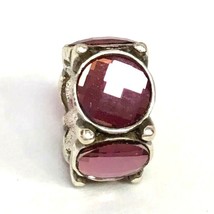 Authentic Brighton Roundabout Bead, Pink Stones, J9643A, New  - £16.03 GBP