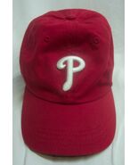 KIDS PHILADELPHIA PHILLIES DARK RED Adjustable BASEBALL HAT CAP Maroon - $20.91 CAD
