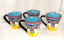 Euro Ceramica Zanzibar Collection 4 Mug Set - £15.70 GBP