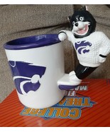 Kansas State Wildcat Coffee Mug Cup College Slavic Treasures Mascot Hand... - $9.41 CAD