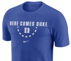 Duke Blue Devils Mens Nike Here Comes Duke Basketball T-Shirt - Xl - Nwt - £17.22 GBP