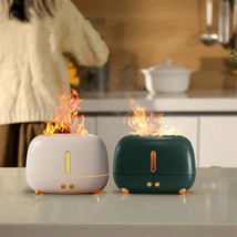 Flame Humidifier Upgraded Flame Fireplace Air Aroma USB Essential Oil Diffuser - £18.00 GBP+