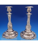 Chrysanthemum by Tiffany and Co Sterling Silver Candlesticks Pair 23 ozt... - $7,915.05