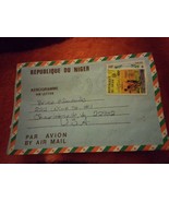 000 Niger Airmail Envelope 110f 140f Stamps Postmarked - £11.79 GBP