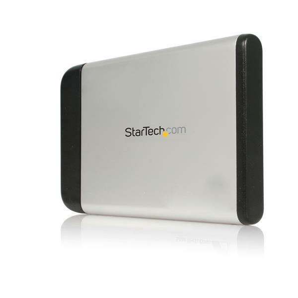 NEW StarTech SAT2510U2 Silver 2.5-in USB 2.0 External SATA Hard Drive Enclosure - $12.24