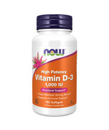1 Pack NOW Foods Vitamin D-3 1000 IU 180 Softgels - $18.99