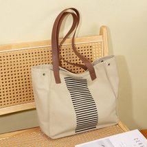 Cnoles Women Tote Canvas Bag Female Lightweight Shoulder Bag Designer Commuter L - £52.09 GBP