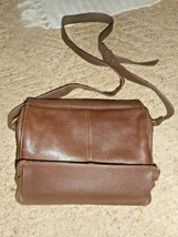 DARK BROWN Leather? Satchel Shoulder Strap Bag With Magnetic Closure from CHINA - £14.20 GBP