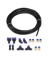 Uxcell Pneumatic Air Hose Tubing Pu Air Compressor Tube, Black, 10M/32.8... - $586.90 MXN