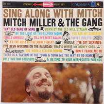Mitch Miller And The Gang – Sing Along With Mitch - 1958 Stereo LP CS 8004 - £5.62 GBP