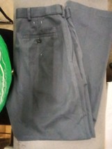 Haggar Men&#39;s Suit Pants, Size 32x32, Gray  049boxAae - £12.95 GBP
