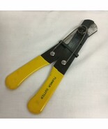 Vintage Floral Cutters Scissors 5.25&quot; Yellow Vinyl Handles Floral Arranging - €13,63 EUR
