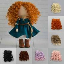 15*100cm High Quality Screw Curly Hair Extensions for All Dolls DIY Hair Wigs He - £5.71 GBP+