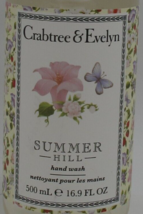 Crabtree &amp; Evelyn SUMMER HILL Hand Wash 16.9 oz NEW w/PUMP Soap - $19.79
