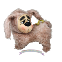 VINTAGE RUSHTON STAR CREATION RUBBER FACE PUPPY DOG W/ WORM STUFFED ANIM... - £1,495.14 GBP