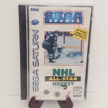 NHL All-Star Hockey Sega Saturn 1995 Factory New and Sealed Shelf Wear Crack - £23.48 GBP