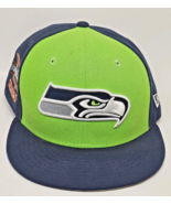 Seattle Seahawks 1976 Patch Fitted Size 7 5/8 New Era Green Navy Blue Ha... - €12,97 EUR Seattle Seahawks 1976 Patch Fitted Size 7 5/8 New Era Green Navy Blue Ha... - €12,97 EUR
