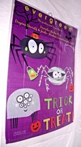 Garden Flag Halloween Spider Bugs Pumpkins Trick Treat Purple Whimsical Fall NEW - £10.12 GBP