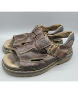 Doc Martens Brown Chunky Fisherman Men&#39;s Sandals US 12 Leather vintage 9... - £37.34 GBP