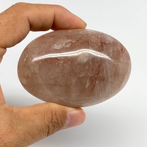 145.6g,2.8&quot;x1.9&quot;x1.2&quot;, Red Hematoid Quartz Palm-Stone Crystal Polished, B21119 - £9.27 GBP