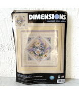 Dimensions Flowers and Lace Counted Cross Stitch Kit 14&quot;x 14&quot; Sandy Orto... - $65.03 CAD
