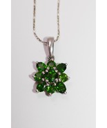 STS 925 Sterling Silver Gemstone Pendant &amp; 17&quot; Chain Necklace - €52,47 EUR