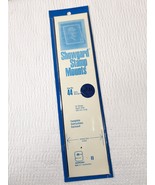 NEW Showgard Stamp Mounts size #44 dark background black 15 strips Vintage - $168.71 MXN