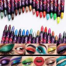 24 Colors 2 in 1 Eyeshadow Stick Lip Pencil - $9.95+