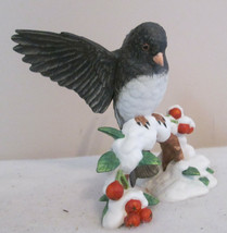 Lenox Garden Bird Collection-Fine Porcelain-DARK-EYED Junco - £19.98 GBP