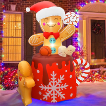 6Ft Christmas Inflatables Outdoor Decorations, Christmas Blow-Up Yard De... - $52.94