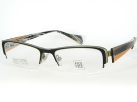 Face A Face Fresh 2 9166 Black /OLIVE Eyeglasses Glasses Frame 51-17-140 France - £178.09 GBP