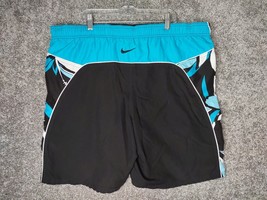 Nike Swim Trunks Mens Large Mesh Lined Blue Board Shorts Built-in Brief ... - £11.93 GBP